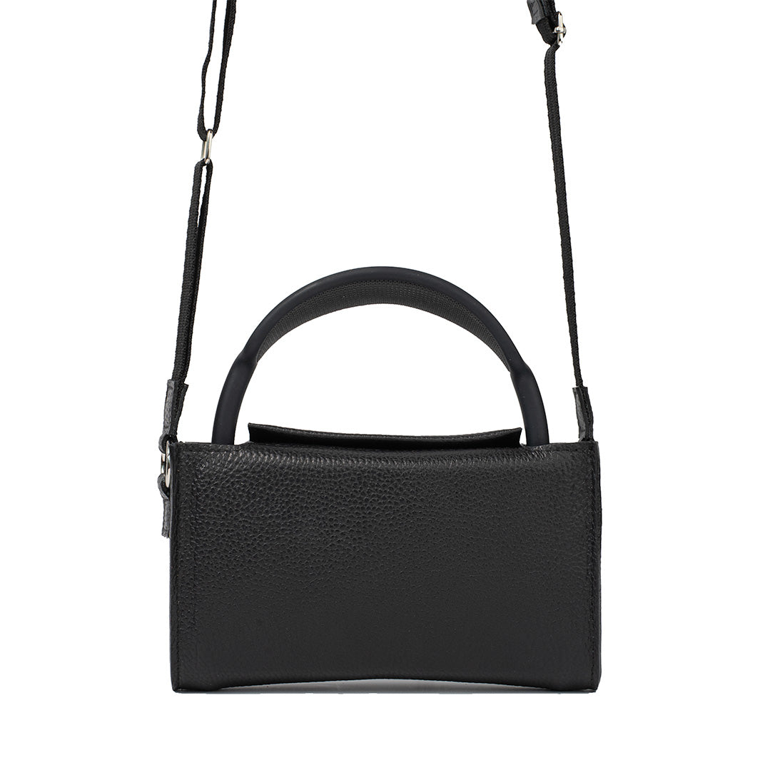 Leather Case with Adjustable Fabric Strap for AirPods Max (Black)-5