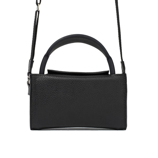 Leather Case with Adjustable Fabric Strap for AirPods Max (Black)-0