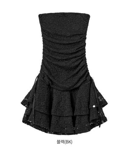 [TWEE] MorinTube Top Lace Dress-5